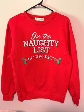 Wound Up Red Crewneck Sweatshirt